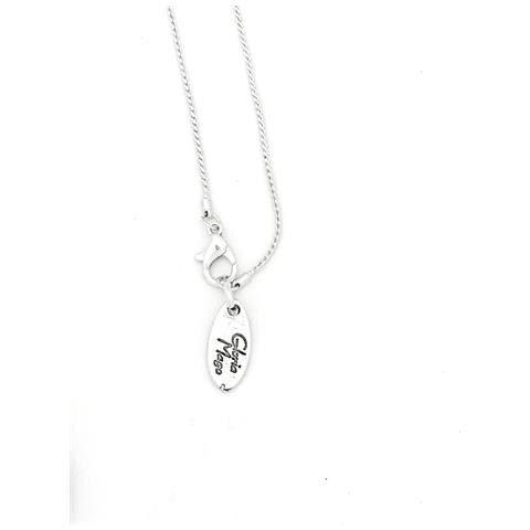 Collana Lunga, Design Argento, Placcato Ottone, 80 Cm - Foto 4