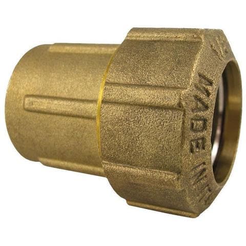Raccordo Pe 40mm Ottone  Giunto Filettato 1 1/4  Per Acqua Potabile  Boni-shop - Foto 1