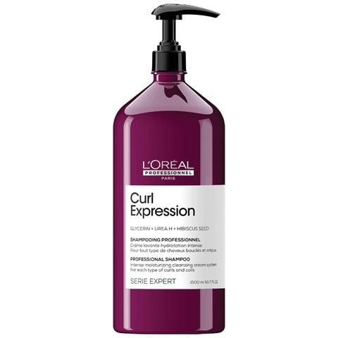 L'oreal Professionnel, Serie Expert Curl Expression, Glicerina + Urea H + Semi Di Ibisco, Shampoo Per Capelli, Idratazione Intensa, 1500 Ml - Foto 1