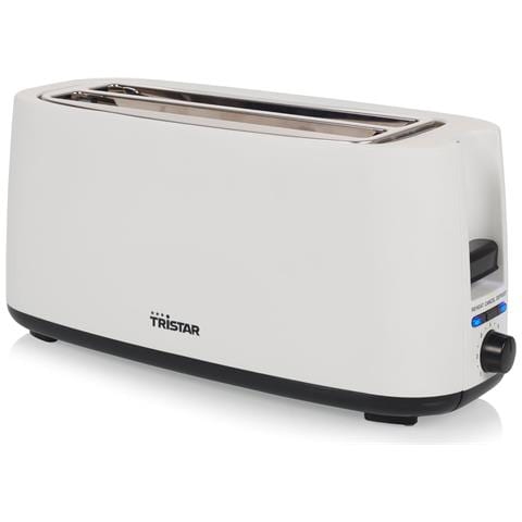 Tostapane A Doppio Slot Lungo, 7 Livelli Di Doratura, Funzione Scongelamento, Funzione Sollevamento, Funzione Centratura, Funzione Annullamento, Bianco - Foto 1