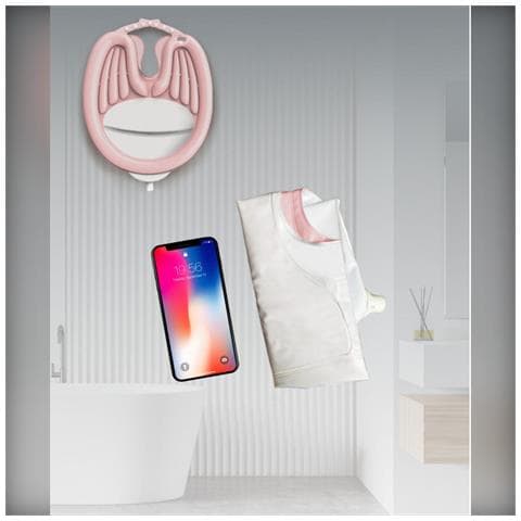 Bacinella Gonfiabile Per Shampoo Per Allettati, Anziani E Gravide - Vassoio Portatile Per Lavaggio Capelli Con Scarico Pink - Foto 6