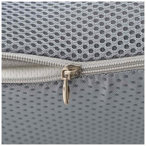 Cuscino per la seduta Grigio 47 x 37 x 8 cm Schiuma Memory - Foto 9