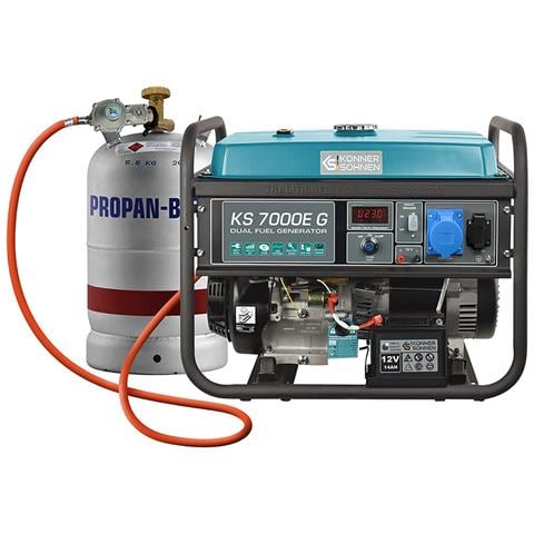 Generatore a GPL /Benzina KS 7000E G Tensione, V 230 Potenza massima, kW 5.5 - Foto 4