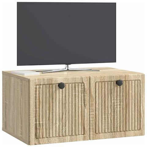 Mobile Porta TV da Muro Rovere Sonoma 59,5 x 41 x 30 cm - Foto 2