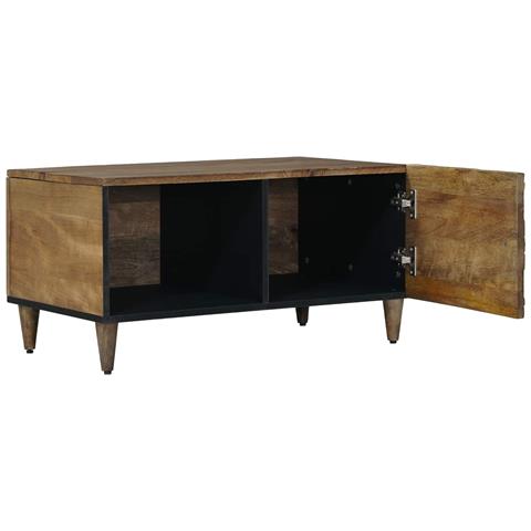Tavolino da salotto Marrone 80 x 50 x 40 cm - Foto 2