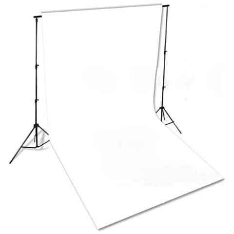 Fondale in Cotone Bianco senza Supporto 300x300cm per Croma Key - Foto 2