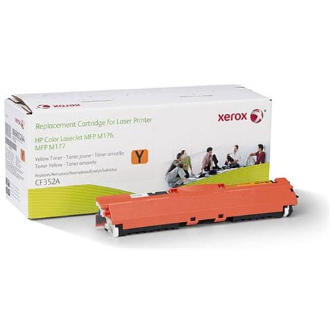 TONER COMPATIBILE - 006R03244  per CF352A Giallo per Colour LaserJet Pro M176 MFP Capacità 1200 Pagine - Foto 1