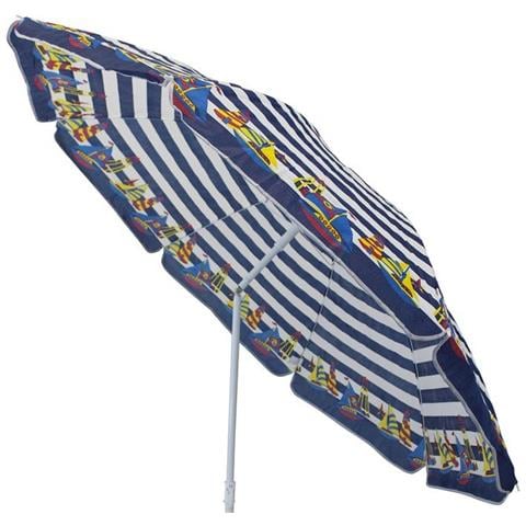 Ombrellone Spiaggia Assortiti Tnt Ø 1,80 M Per Campeggio Spiaggia Mare Piscina Giardino - Foto 1