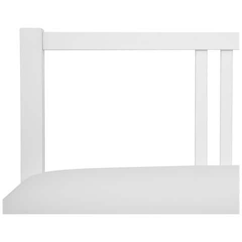 Letto Matrimoniale In Legno Bianco 180x200cm Vannes - Foto 17