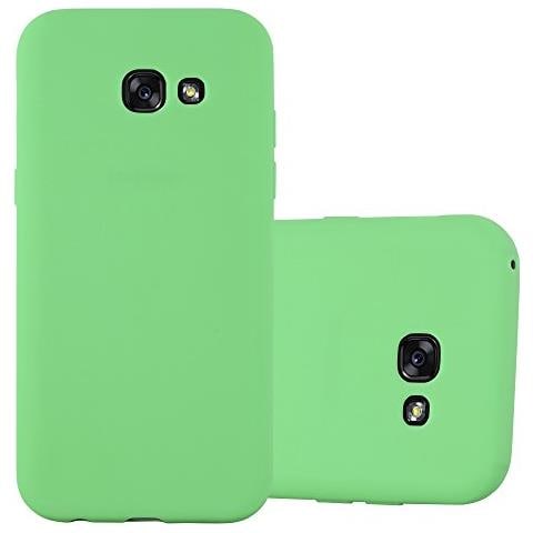 Custodia Compatibile Con Samsung Galaxy A3 2017 In Candy Pastello Verde - Coperchio Protettivo In Silicone Tpu Flessibile - Foto 1