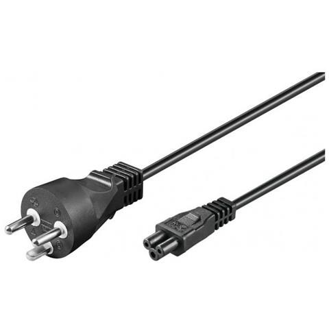 Pe120805 Cavo Di Alimentazione Nero 0,5 M Spina Di Alimentazione Di Tipo K Accoppiatore C5 (powercord Dk To - Foto 1
