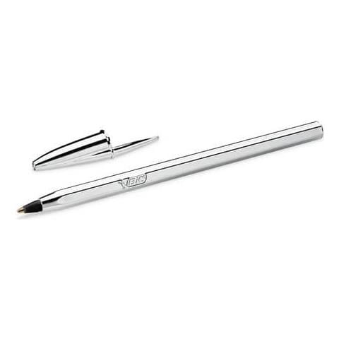 Penna A Sfera Cristal Shine Silver M 1 Mm Nero 921339 (conf. 20)  - Foto 1