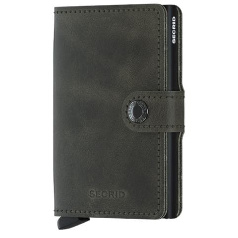 Miniwallet Secrid Vintage Olive Black - Foto 1
