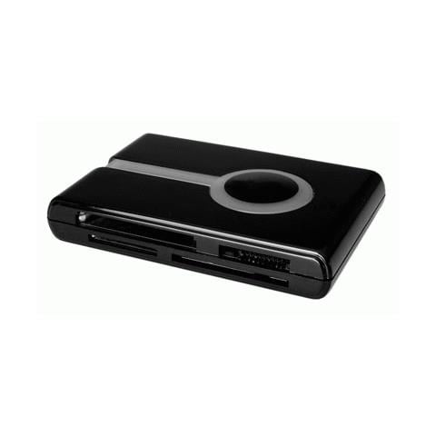Multi Card Reader + 3-port Hub, USB2.0, Nero, 100 x 68 x 18 mm, DC, Windows 98SE / 2000 / ME / XP Mac OS 8.6, 3x USB - Foto 2