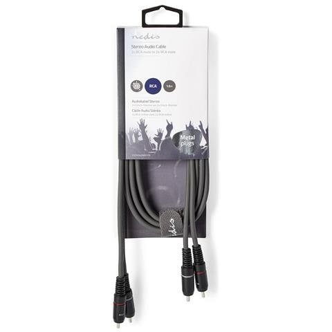 COTH24200GY15 cavo audio 1,5 m 2 x RCA Grigio - Foto 3