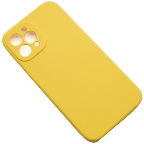 Custodia Tpu Silicone Lite Cover Soft-case Per Apple Iphone 12 Pro Max Yellow - Foto 1