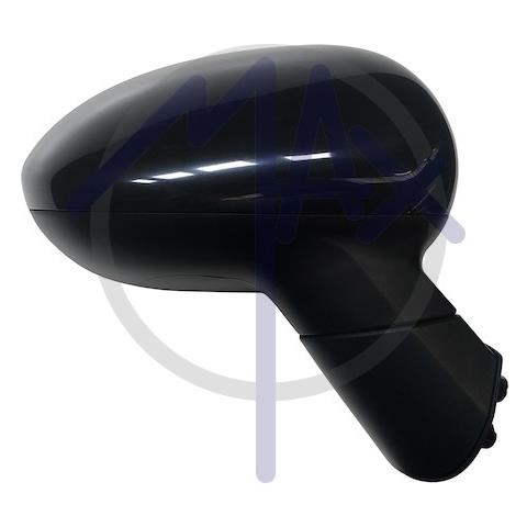 Kia Rio 2011 - 2015 Retr. elettrico Nero Verniciabile, specchio Convesso Cromato Termico 5 Pin - Foto 1