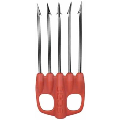 Seac Fiocina Killer Special Rosso 5 Punte Doppio Ardiglione 5 Punte Rosso - Foto 1