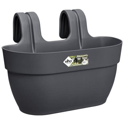 Vaso Da Fiori - Vibia Campana Easy Hanger Medium - Antracite - Balcone Esterno - L 24,1 X P 36 X H 26,5 Cm - Foto 1