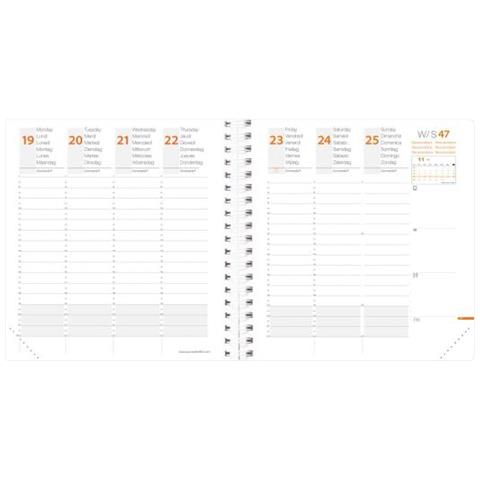 Time & Life Medium Agenda settimanale Blu - Foto 2