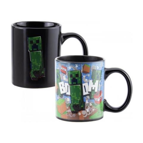 Minecraft Creeper Heat Change Mug - Tazza Da Caffè Grande Da 300 - Paladone Products - Foto 1
