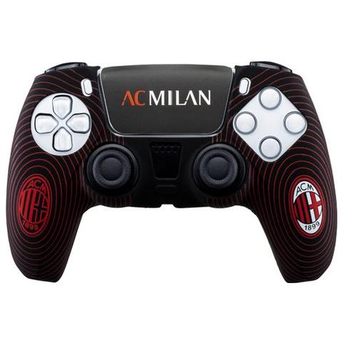 Cover Gamepad Qubick Acp50011 Playstation 5 Ac Milan + Sticker Red E B - Foto 1