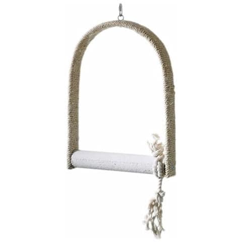 Giocattolo Per Uccelli In Sisal Altalena Xl 26x10x48 Cm - Foto 1