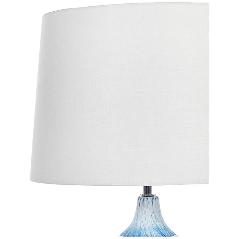 Lampada Da Tavolo Georgina Ceramica Blu - Foto 2