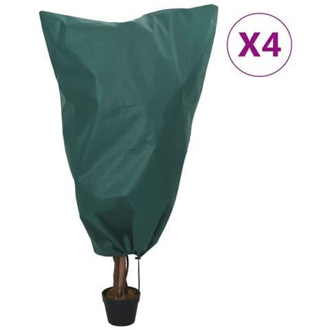 Coperture Con Coulisse Per Piante 4pz 70 G /m 0,8x0,8 M - Foto 1