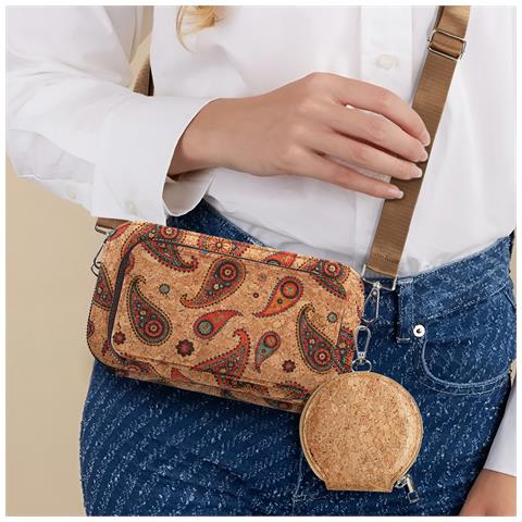 Pochette In Sughero, Collezione Ecocork, Chiusure A Zip - Foto 2