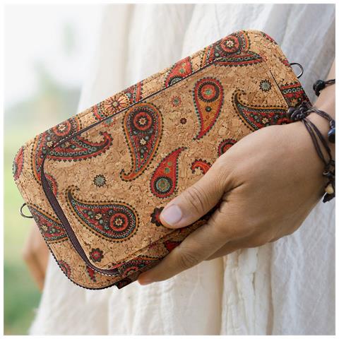 Pochette In Sughero, Collezione Ecocork, Chiusure A Zip - Foto 5