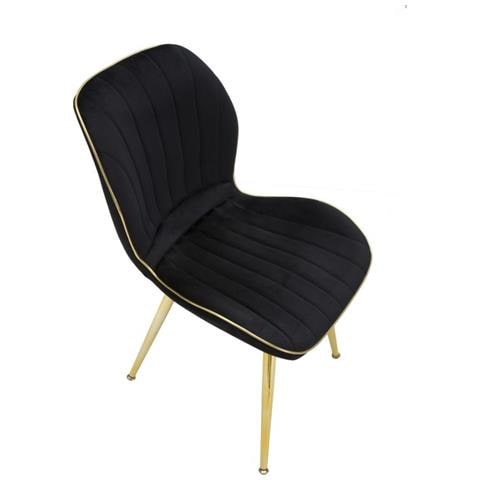 Sedia Paris Space Nera /gold Set 2 Pz Cm 46x58x77 - Foto 5