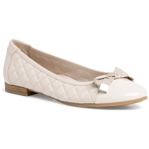 Ivory Casual Closed Shoes Scarpe Basse Pelle Scarpe Donna Beige Eu 37, 1-22104-28 418 - Foto 2