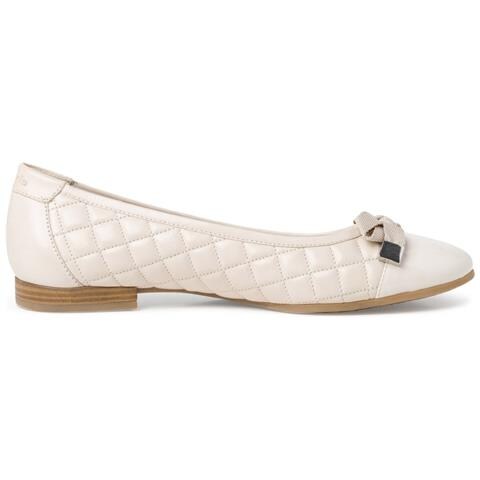 Ivory Casual Closed Shoes Scarpe Basse Pelle Scarpe Donna Beige Eu 37, 1-22104-28 418 - Foto 3