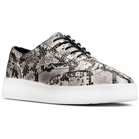 Donna Hero Brogue Pelle Di Serpente Argento Mezze Scarpe In Pelle 37 - Foto 3