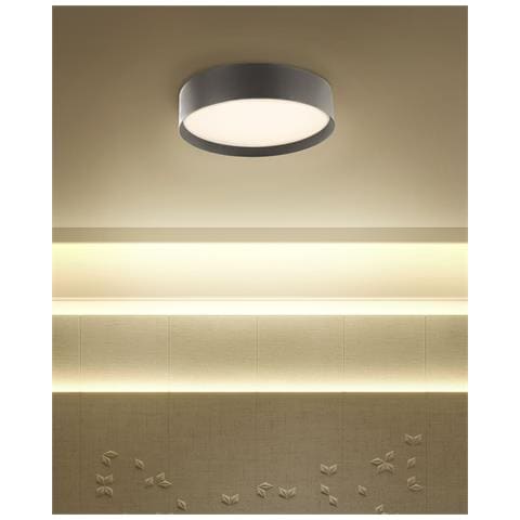 Lampadario A Led Moei Metallo Nero - Foto 1