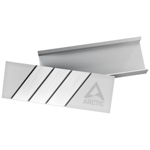 M2 Pro (Silver) M. 2 NVMe SSD Dissipatore di calore /Radiatore Argento 1 pz - Foto 2