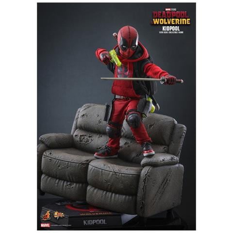 Figurina Mms763 - Marvel Comics - Deadpool & Wolverine - Kidpool - Foto 2