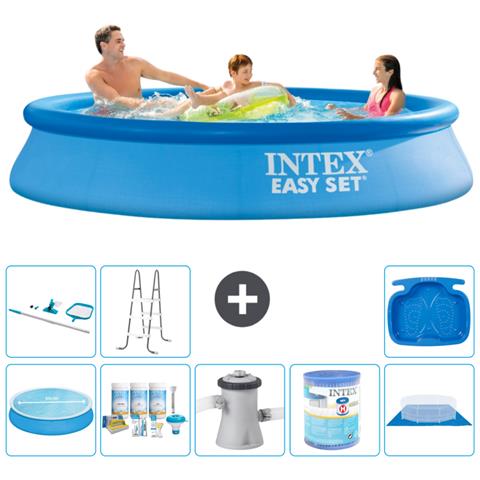 Piscina Fuori Terra - In Giro - 305x61 Cm - Blu - Include Accessori Coordinati A496 - Foto 1