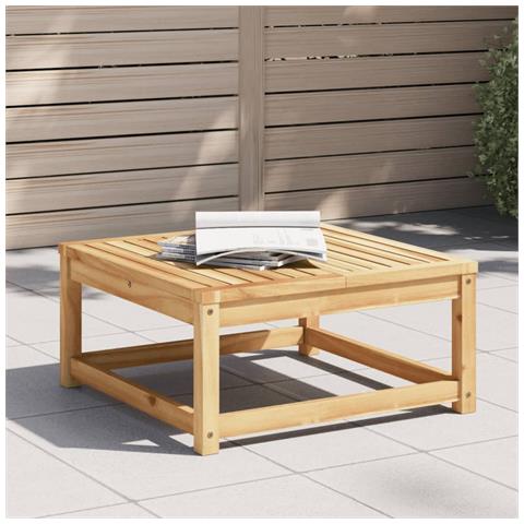 Lusso Casadino -  Tavolo Da Giardino 63x63x30 Cm In Legno Massello Di Acacia - Foto 8