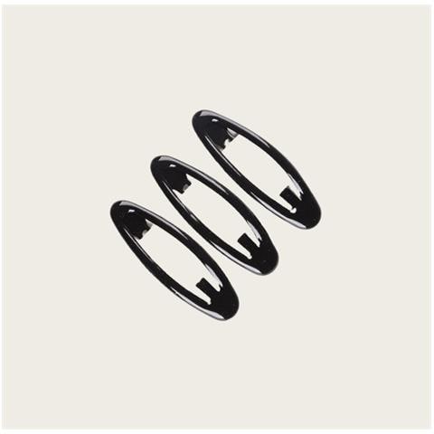 Fermagli Per Capelli Classici In Metallo - Set Di 3 Barrette Ovali - Foto 1