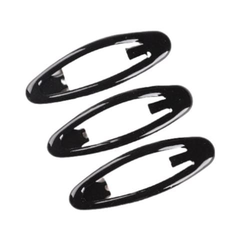 Fermagli Per Capelli Classici In Metallo - Set Di 3 Barrette Ovali - Foto 3