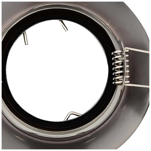 Faretti Incassati 24 pcs Rotondi GU10 Ottone Ø90 mm Acciaio - Foto 9