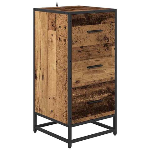 Credenza Legno vecchio 35,5 x 35 x 76 cm Legno multistrato - Foto 1