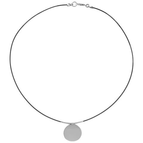 Collana Girocollo In Argento, Nero, Miluz, Argento 925, 40 Cm - Foto 1