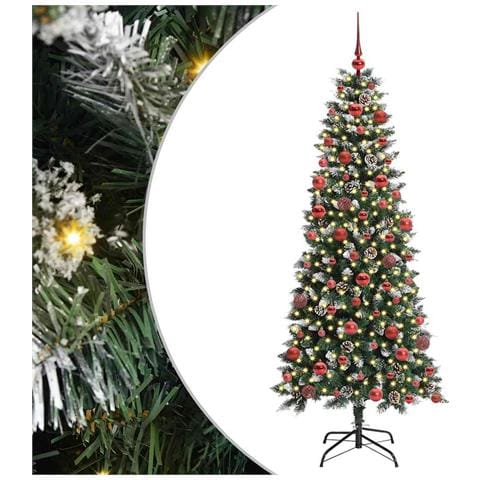 Albero di Natale artificiale con 300 LED Verde 180 cm - Foto 1