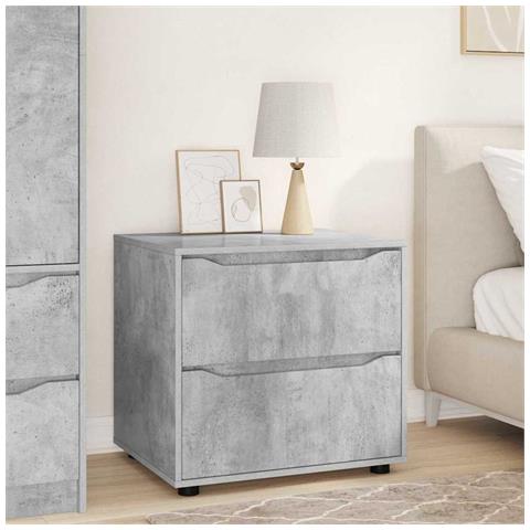 Armadio Grigio cemento 60 x 48 x 57 cm Legno multistrato - Foto 2