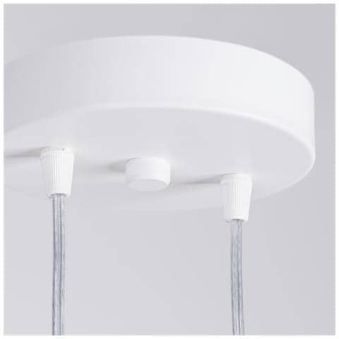 Lampada A Sospensione Lagos 2p Bianco Sl. 1868 - Moderno Lampada A Sospensione Bianco 118x15x15 Cm - Foto 8