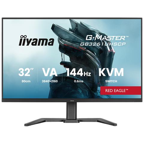Monitor 31.5" LED Flat G-MASTER GB3261UHSCP-B1 4K Ultra HD Tempo di risposta 0,6 ms - Foto 1