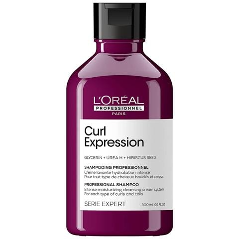 L'oreal Professionnel, Serie Expert Curl Expression, Glicerina + Urea H + Semi Di Ibisco, Shampoo Per Capelli, Idratazione Intensa, 300 Ml - Foto 1